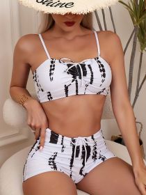 Women's Bikini Set Boxers With A Pull-in Bikini Suit For Vacation Chic