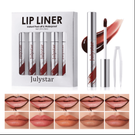 PSJ701-069M  Lipstick Tear Strip Lip Gloss, Makeup Mist Face Brush, Long-lasting Waterproof Easy-to-Color Lipline