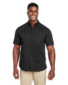 Men's Advantage IL Short-Sleeve Work Shirt - BLACK - 5XL (Color: black, size: 3XL)